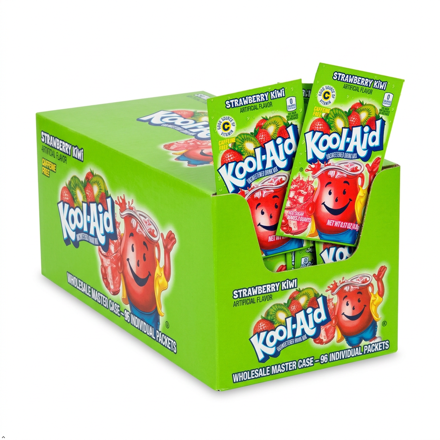 Kool Aid Strawberry Kiwi Drink Mix, Makes 2 Quarts (96 Packets) Kool-Aid
